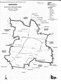 Map - Map (Copy), Electoral Boundaries Commission, Proposed electoral district: Bundoora, 01/07/2021