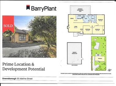 Advertising leaflet, Barry Plant Greensborough, 35 Adeline Street Greensborough, 2019