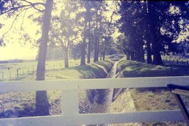 Slide - Photograph, John Ramsdale, Aqueduct from Yan Yean Reservoir: Slide 37, 1990s
