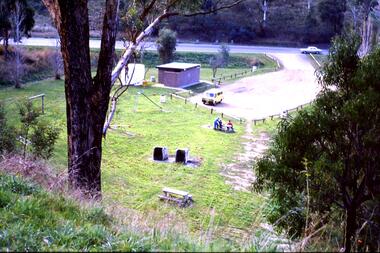 Slide - Photograph, John Ramsdale, Car park on Kurrak Road Yarrambat: Slide 45, 1990s
