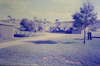 Slide - Photograph, John Ramsdale, Park and kiosk, Whittlesea: Slide 63, 1990s