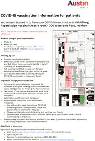 Document - Document collection, COVID-19 Vaccination information, 2021