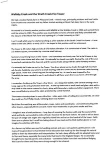 Article, Anne Paul, Wallaby Creek and the Strath Creek fire tower by Anne Paul, 2018_07