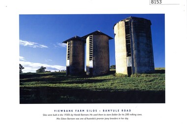 Photograph - Calendar, Banyule City Council et al, Viewbank Farm silos - Banyule Road, 1997