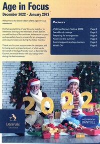 Magazine - Newsletter, Banyule City Council, Banyule Age in Focus. December 2022 - January 2023, 2022_12