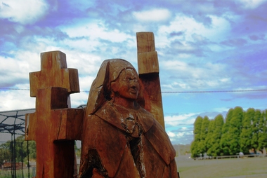 Photograph - Photograph - Digital Image, Marilyn Smith, The Three crosses of sacrifice by Leigh Conkie, 18/03/2014