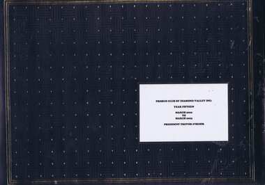 Album - Photograph Album, Probus Club of Diamond Valley, Probus Club of Diamond Valley Inc.: Year 15, March 2002 - March 2003 [Part 1], 2002-2003