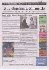 Newspaper, The Chronicle Newspaper Group, The Bundoora Chronicle - Semper Paratus. Edition 01/22. October 2022, 2022_10