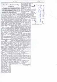 Article - Newspaper Clipping (copy), Greensborough's Premiership: first since 1934, 17/09/1952