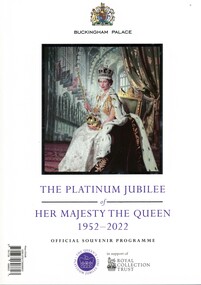 Book, Publications UK, The Platinum Jubilee of Her Majesty the Queen 1952-2022: Official souvenir programme, 2022