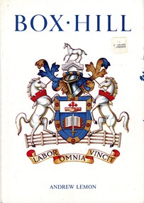 Book, Andrew Lemon, Box Hill by Andrew Lemon, 1978