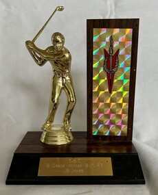Award - Trophy, Thomastown Golf Club, Thomastown Golf Club. B grade, Whittlesea 02/10/1983 - B. Jones, 1983