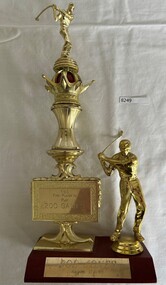 Award - Trophy, Thomastown Golf Club, Thomastown Golf Club. First player to play 200 games: Bob Jones, Kilmore 17/11/1985, 1985