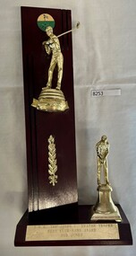 Award - Trophy, Thomastown Golf Club, Thomastown Golf Club. The James L. Deathe Trophy, Best Clubman Award. Bob Jones, 1980s