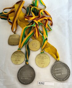 Award - Medallion, Thomastown Golf Club, [Thomastown Golf Club] Club reps Broadford, 1983, 1986, 1989, 1994,1996, 1983-1996