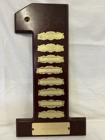 Award - Trophy, Thomastown Golf Club, Thomastown Golf Club. Hole in One, 1980-1987