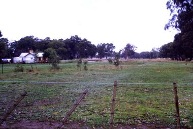 Slide - Photograph, John Ramsdale, Rail line near Whittlesea: Slide 120, 1990s