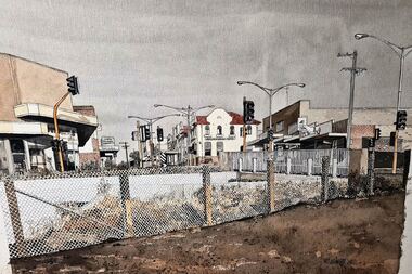 Photograph - Photograph - Digital Image, Bob Smith, Main Street Greensborough 1980, 1980