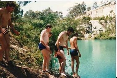 Photograph - Photograph - Digital Image, Swimming at Blue Lake