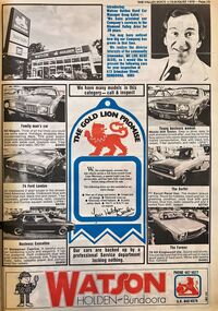 Photograph - Newspaper Clipping - Digital Image, The Valley Voice, Watson Holden Bundoora [1978], 10/08/1978