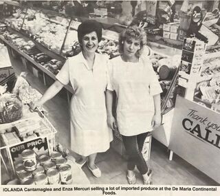 Photograph - Newspaper Clipping - Digital Image, Bundoora Square, De Maria Continental Foods1988, 13/12/1988