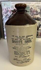 Container - Jar, Hoffman Australia, Sharpe Bros demijohn, 1930s