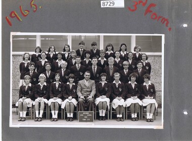 Photograph - School Photograph, Watsonia High School 1965 Form 3A WaHIGH, 1965_
