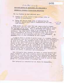 Letter, G. E. Kerry, Proposed... Greenhills Progress Association Newsletter, by G. E. Kerry, 09/10/1969