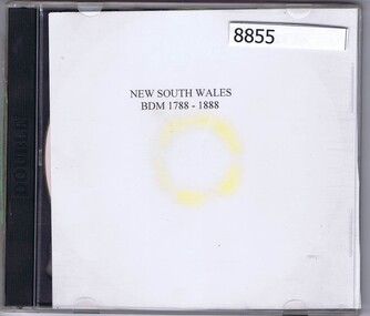 Administrative record - Compact disc, New South Wales: births, deaths, marriages: [1788-1888]