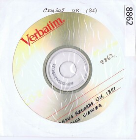 Administrative record - Compact disc, Census records: United Kingdom: 1851