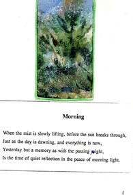Literary work - Poem, Illustrated poems by Betty Cann