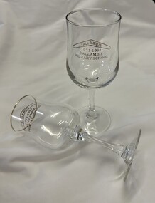 Domestic object - Glasses, Yallambie Primary School, Yallambie Primary School commemorative glasses, 1990s