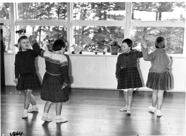 Photograph, Dance class, Janefield 1964, 1964