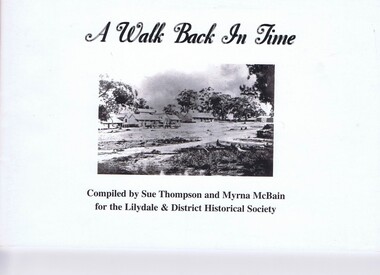Booklet, Sue Thompson et al, A walk back in time, 1990s