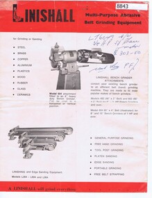 Pamphlet, Linishall and Loroch Tools