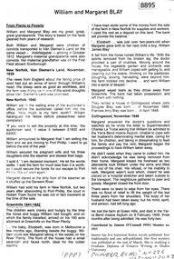 Article - Article, Newsletter, Janeen O'Connell, William and Margaret Blay, by Janeen O'Connell, 2022