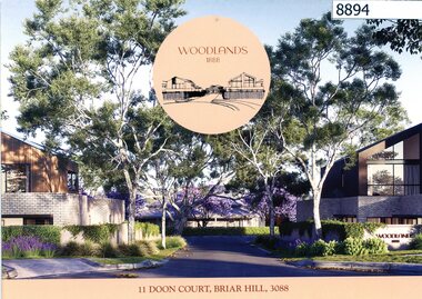 Pamphlet - Advertising pamphlet, Buckingham and Company Estate Agents, Woodlands 1888: 11 Doon Court Briar Hill 3088, 2022