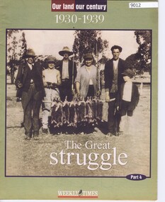 Newspaper - Newspaper supplement, Herald and Weekly Times, Our land our century [incomplete], 1999