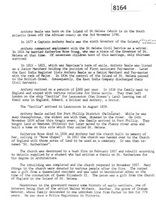Article, Anthony Beale and family, 1980s