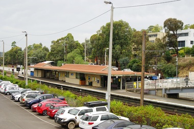 Photograph - Photograph - Digital Image, Marilyn Smith, Greensborough Railway Station 2021, 2021_02