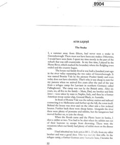 Article, Atis Lejins, The Snake by Atis Lejins, 09/03/2023