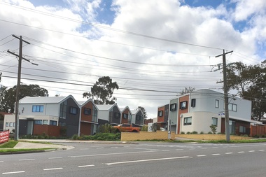 Photograph - Photograph - Digital Image, Marilyn Smith, Redevelopment of Gladstone and Sherbourne Roads Briar Hill, 04/09/2021