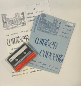 Mixed media - Audio Cassette and Program, Diamond Valley Choral Society, Winter Concert: performed by Diamond Valley Choral Society 1985, 21/07/1985