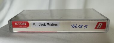 Audio - Oral History, June Hall, Jack Waites: interviewed by June Hall, 2011