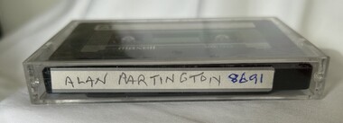Audio - Oral History, Noel Withers, Alan Partington: interviewed by Noel Withers, 2010c