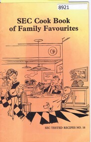 Booklet, SEC Home Advisory Service, SEC cook book of family favourites, 1974
