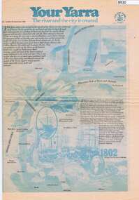 Newspaper - Newspaper Clipping, The Age, Your Yarra, The river and the city it created, 23/09/1980
