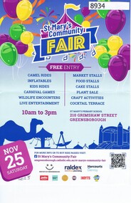 Flyer - Advertising Leaflet, St Mary's Catholic School, St Mary's Community Fair, 25/11/2023