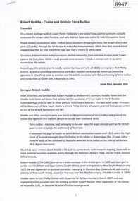 Article, Anne Paul, Robert Hoddle - Chains and Grids in Terra Nullius, January 2024