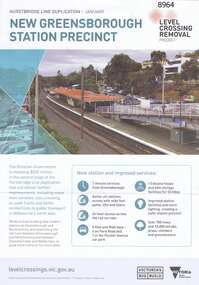 Newsletter, Victorian  Government, New Greensborough Station Precinct, January 2024